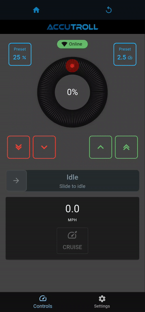 Preset buttons